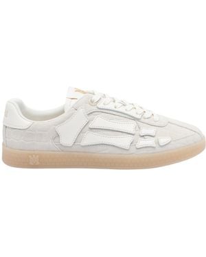 Amiri Round-Toe Low-Top Sneakers - White