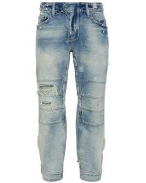 DSquared² Distressed Paneled Jeans - Blue