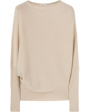 Agnona Long-Sleeved Sweater - Natural