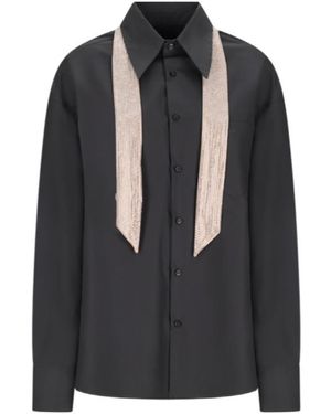 GIUSEPPE DI MORABITO Long Sleeve Shirt - Black