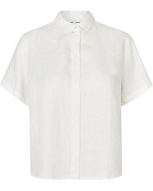 Samsøe & Samsøe Short-Sleeve Shirt - White