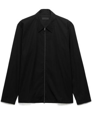 Prada Stretch Cotton Shirt - Black