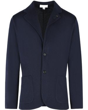 Lardini Long-Sleeve Blazer - Blue