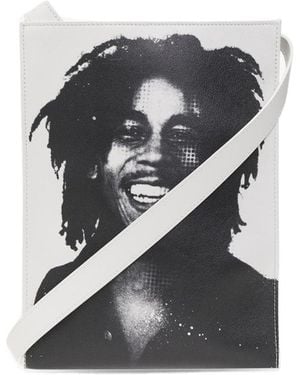 DSquared² Bob Marley Printed Shoulder Bag - Black
