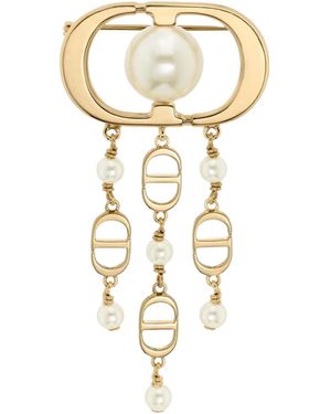 Dior 30 Montaigne Jolie Brooch - Metallic