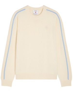 CASABLANCA Striped Jumper - Natural