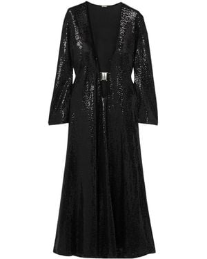 Dodo Bar Or Nina Embellished Cutout Stretch-Jersey Maxi Dress - Black