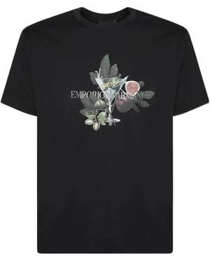 Emporio Armani Short Sleeve T-Shirt - Black