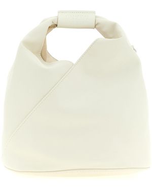 MM6 by Maison Margiela Japanese Logo Detailed Crossbody Bag - Natural