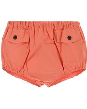 Prada Poplin Shorts - Red