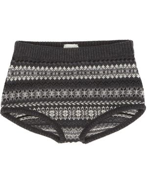 Magda Butrym Magda Burtym Jacquard Knitted Shorts - Black