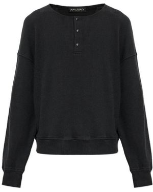 Our Legacy Long-Sleeve Sweatshirt - Black