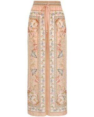 Zimmermann Roselight Relaxed Pant - Natural
