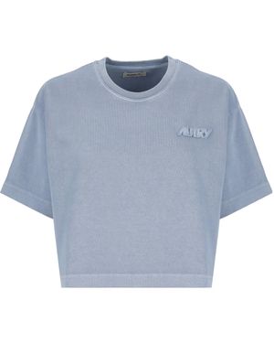 Autry Open-Necked Shirt - Blue