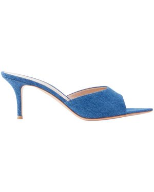 Gianvito Rossi Denim Sandals - Blue