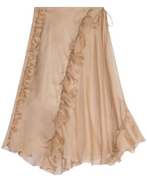 Cecilie Bahnsen Adelina Midi Skirt - Natural