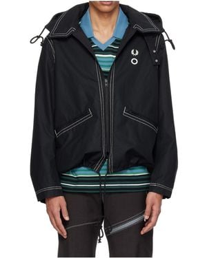 Craig Green X Fred Perry Collaboration Alpine Long-Sleeve Casual Jacket - Black