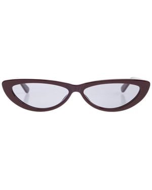 McQueen Eyewear Cat-Eye Frame Sunglasses - White