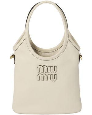 Miu Miu Ivy Tote Bag - Natural