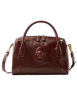 Versace Romy Small Tote Bag - Brown