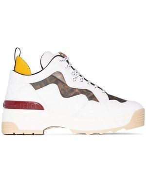 Fendi Thick-Soled Leisure Sports Shoes - Metallic