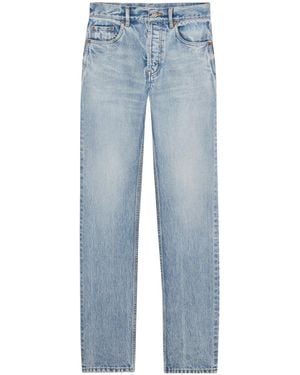 Saint Laurent Classic Straight Leg Jeans For - Blue