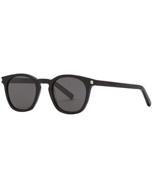 Saint Laurent Wayfarer-Style Sunglasses - Metallic