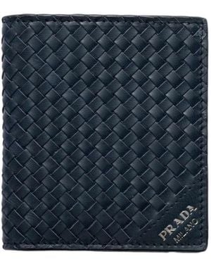 Prada Leather Wallet - Blue