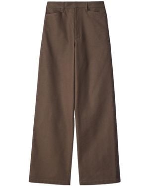 Lemaire Straight Trousers - Brown