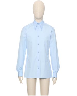 Valentino Button-Up Long-Sleeved Shirt - Blue