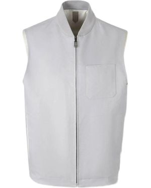 Canali Reversible Vest - Grey