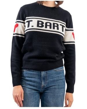 MC2 Saint Barth Crew Neck Knitwear - Black