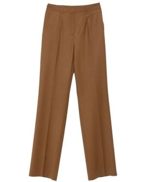 Max Mara Wool Trousers - Brown