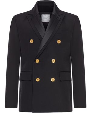 Sacai Double-Faced Jacket - Black