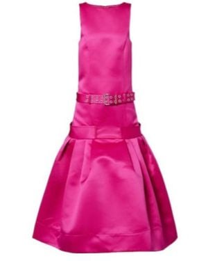 Ganni Satin Dress - Pink