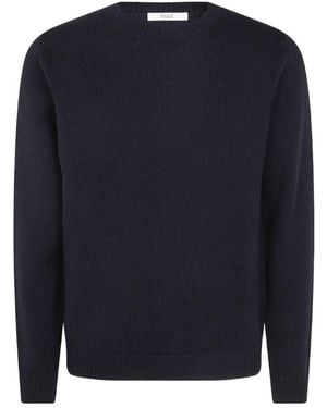Nuur Round-Neck Wool Jumper - Blue