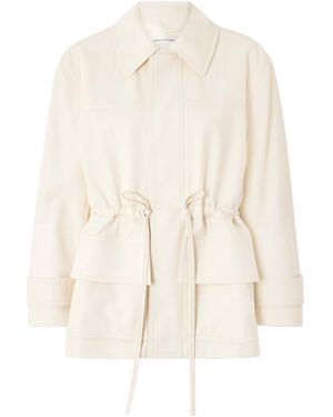 Bottega Veneta Long Sleeve Casual Jacket - White
