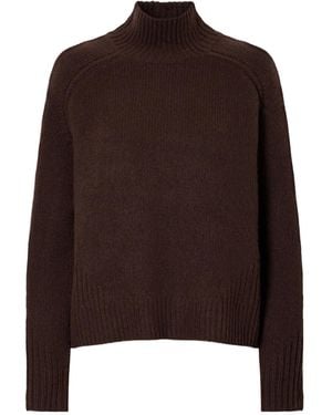 JOSEPH Cashmere Turtleneck Jumper - Brown