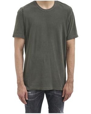 James Perse Round Neck Short Sleeve T-Shirt - Grey