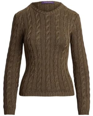 Ralph Lauren Cable-Knit Cashmere Jumper - Green