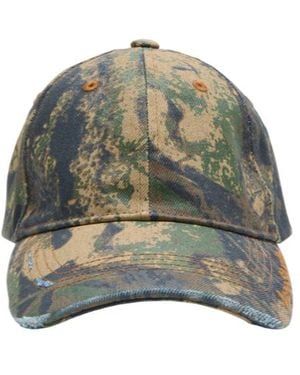 Acne Studios Pattern Hat - Green