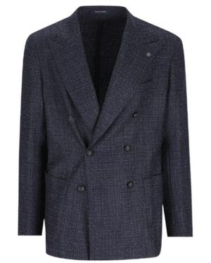 Tagliatore Long-Sleeve Blazer - Blue