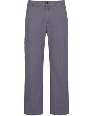 Dries Van Noten Casual Pants With Belt Loops - Blue