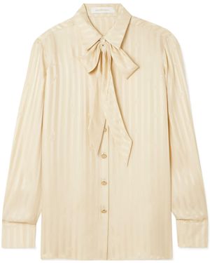 Zimmermann Luna's Bow-Tie Shirt - Natural