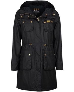 McQueen Monza Wax Jacket - Black