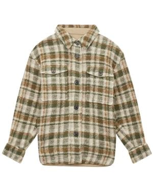Isabel Marant Mini Check Shirt Jacket - Green
