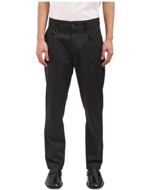 Paolo Pecora Casual Trousers With Belt Loops - Black