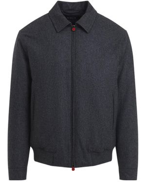 Kiton Bomber Jacket - Blue