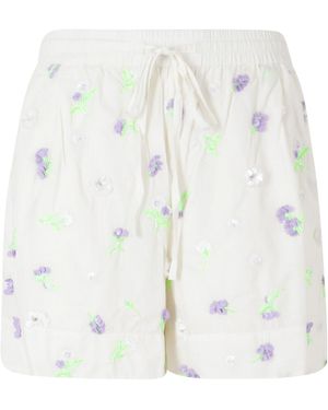 Essentiel Antwerp Drawstring Shorts - White