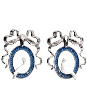 Dior Médaillon Earrings - Blue